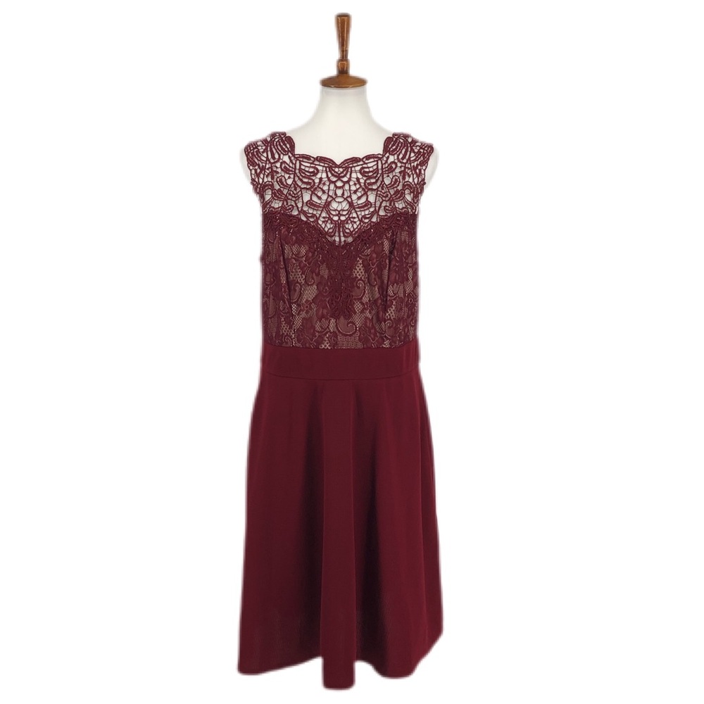 トップス S cutting lace dress theredthread THEREDTHREAD】S cutting lace dress