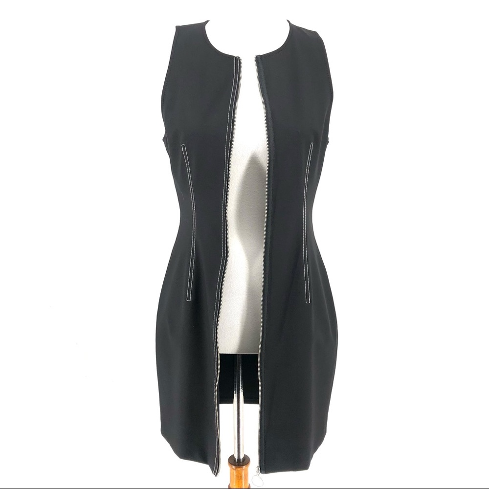 ANDWANG double frill mini dress 黒 Mサイズ double frill mini dress